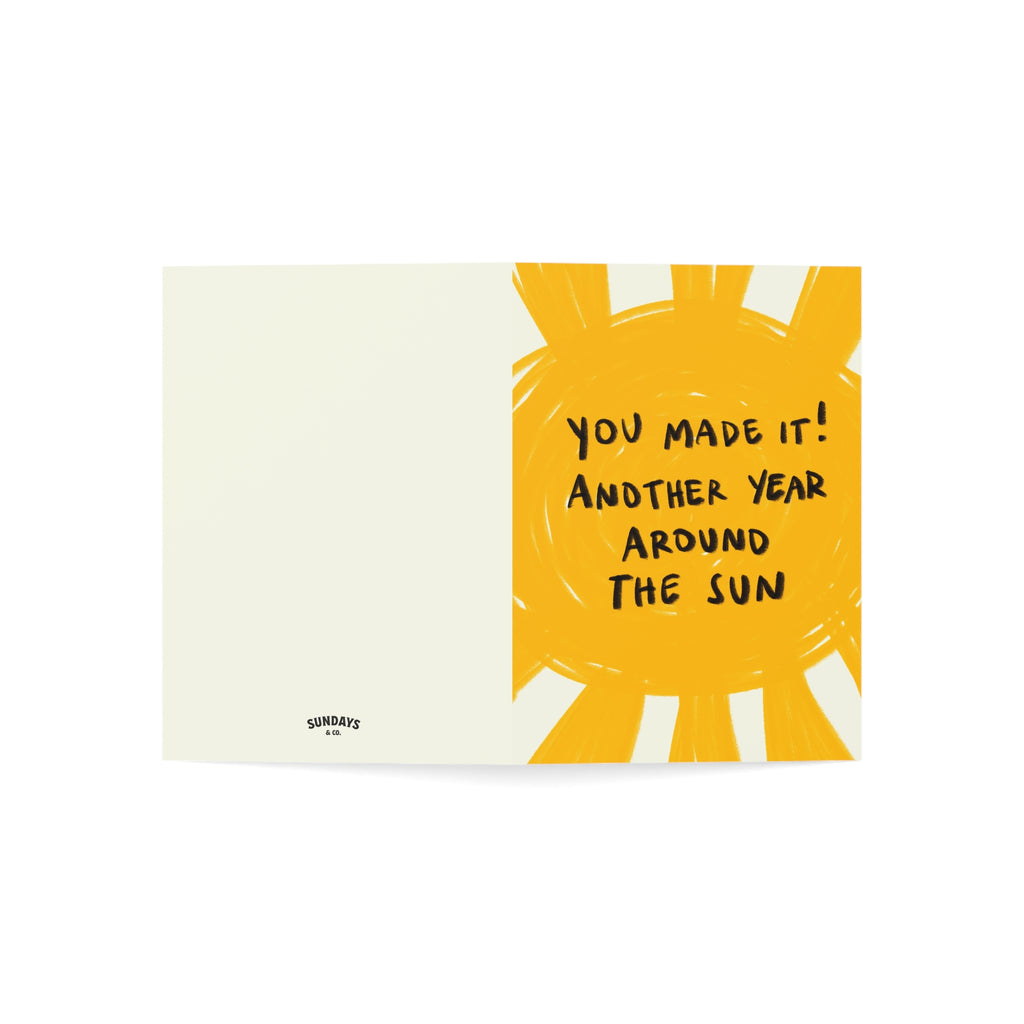 Around the Sun Card